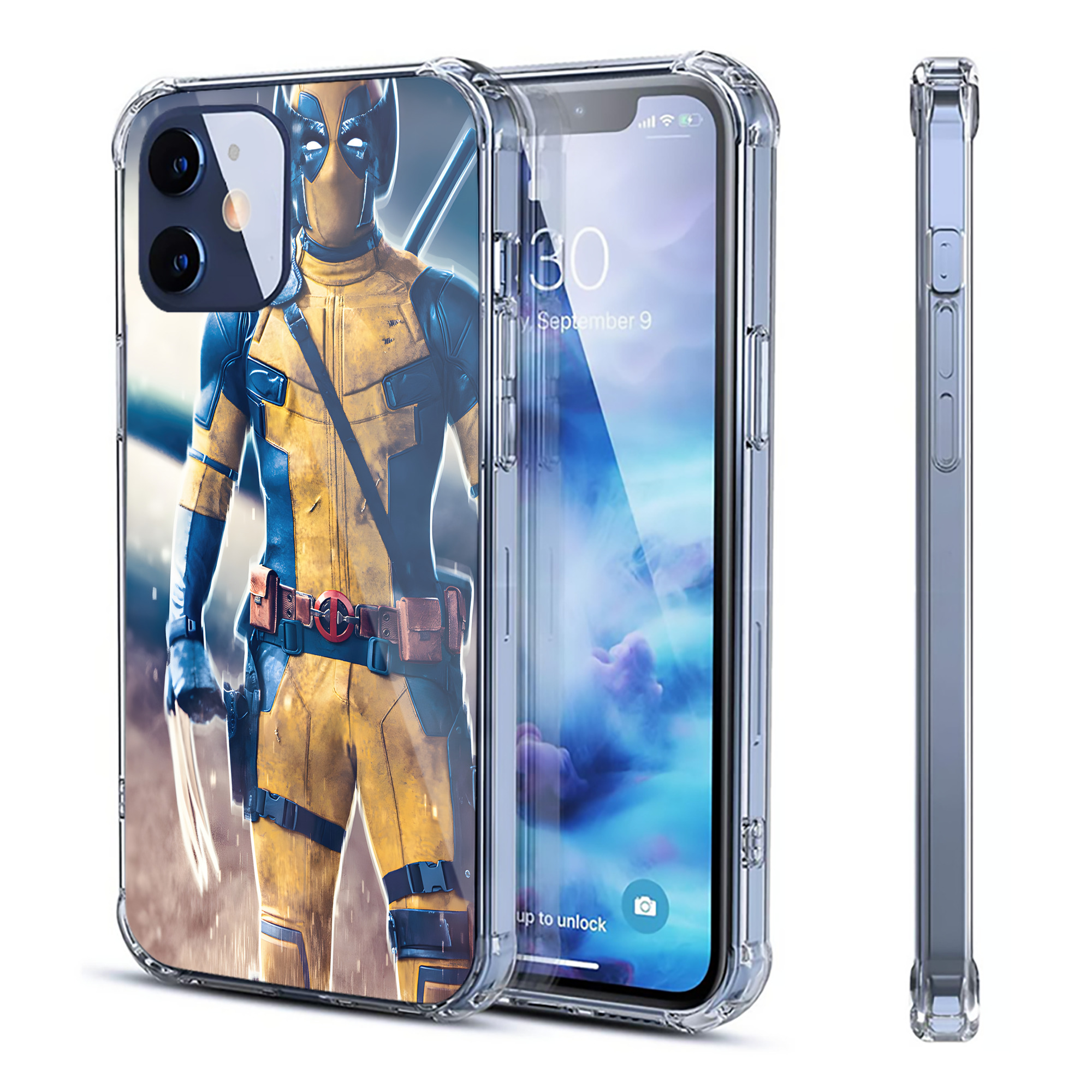 （画像用） アベンジャーズ The Avengers 【iPhone 12シリーズ対応】透明スマホケース（クリアソフトケース）